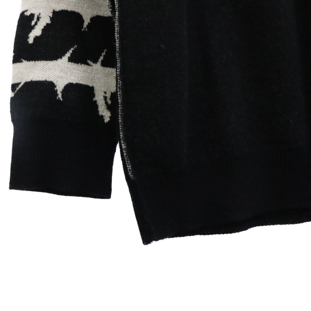 UNDERCOVER (アンダーカバー) 21AW 袖イバラ JQクルーネック ウール 