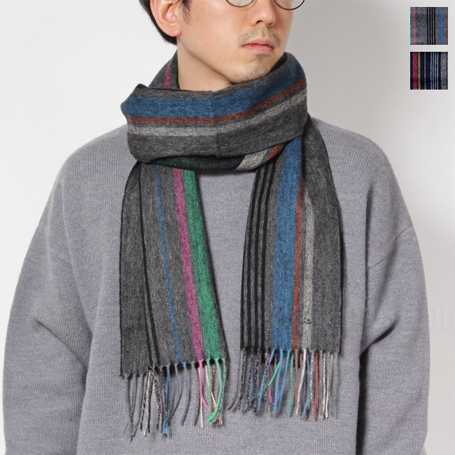 新品未使用】Paul Smith ポールスミス メンズ マフラー ストール