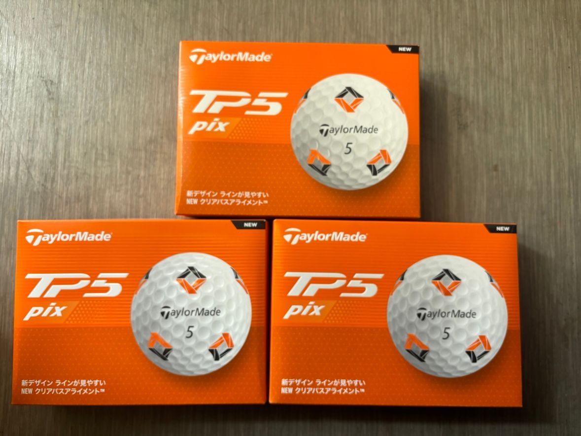 【新品】テーラーメイド 2024  TP5 Pix  3ダースセット　浦安店