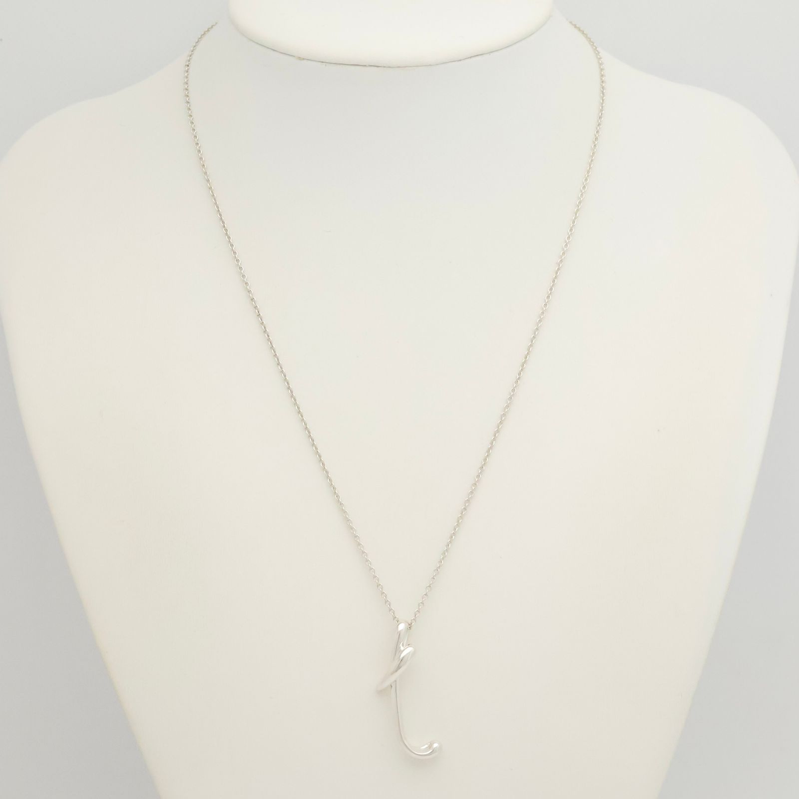 美品】ティファニー TIFFANY&Co. レター イニシャル T エルサ