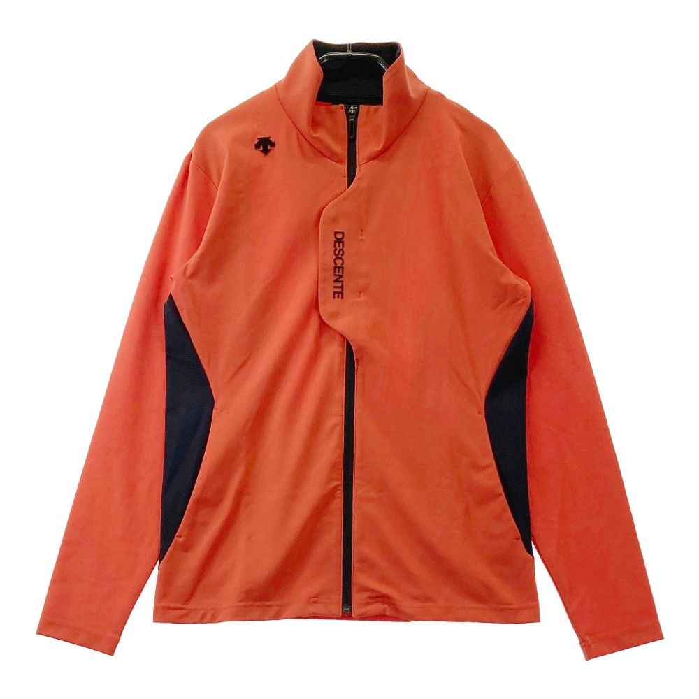 サイズ：M DESCENTE GOLF デサントゴルフ 長袖ジャケット オレンジ系