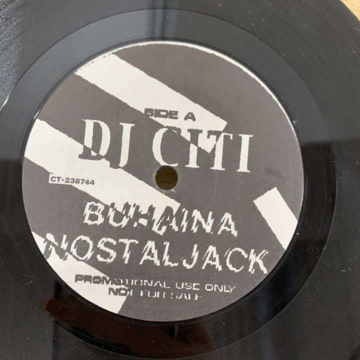 ○01)【1点限り!】DJ Citi/BUHAINA NOSTALJACK/CT-238744/EPレコード/7