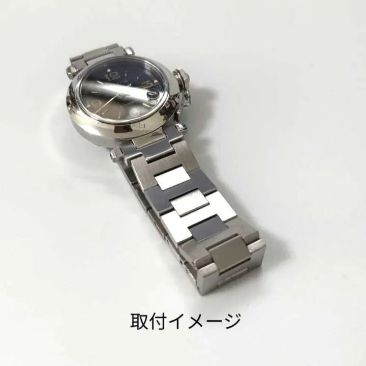 17mm 腕時計 修理交換パーツ ラグ ピン チューブ ネジ シルバー 【対応】カルティエ パシャ Cartier - メルカリ