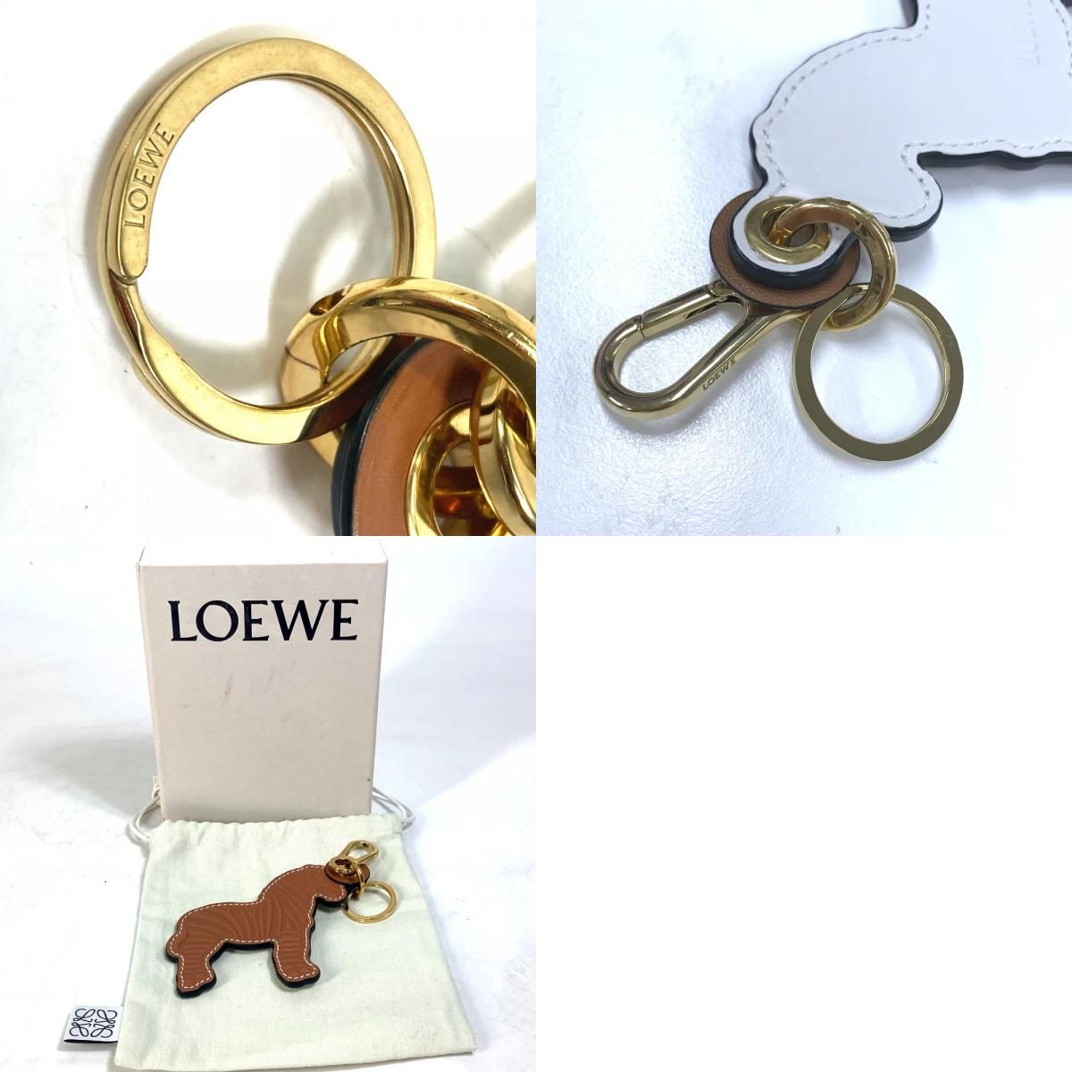 ファッション小物ロエベ LOEWE ホース ゼブラモチーフ バッグチャーム ...