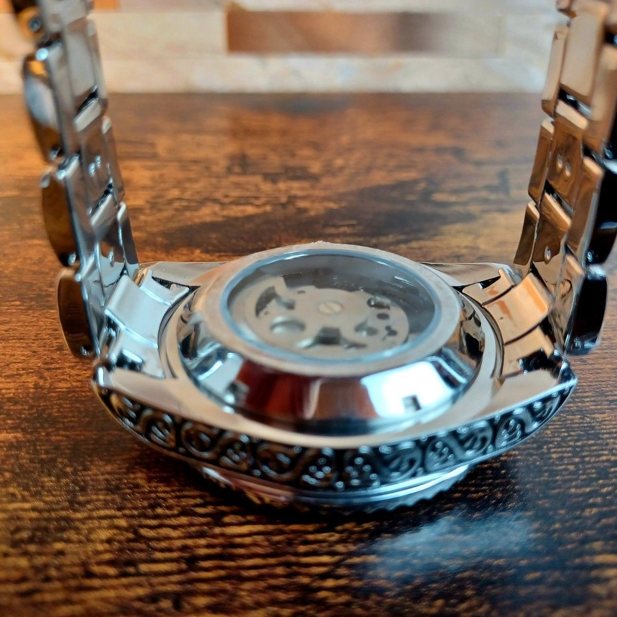 無料発送 新品 送料無料 フルスケルトン 最安値 機械式 腕時計 メンズ