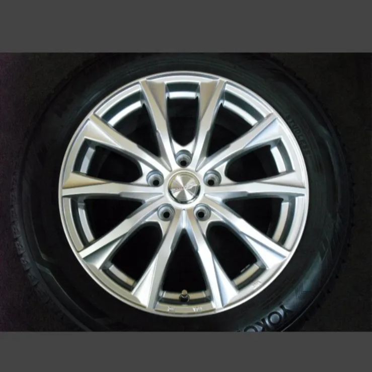 T-2150 本州送料無料 超バリ山 22年製 iG60 215|60R17 C-HR RVR E51エルグランド 等 17インチスタッドレスセット物 タイヤホイール