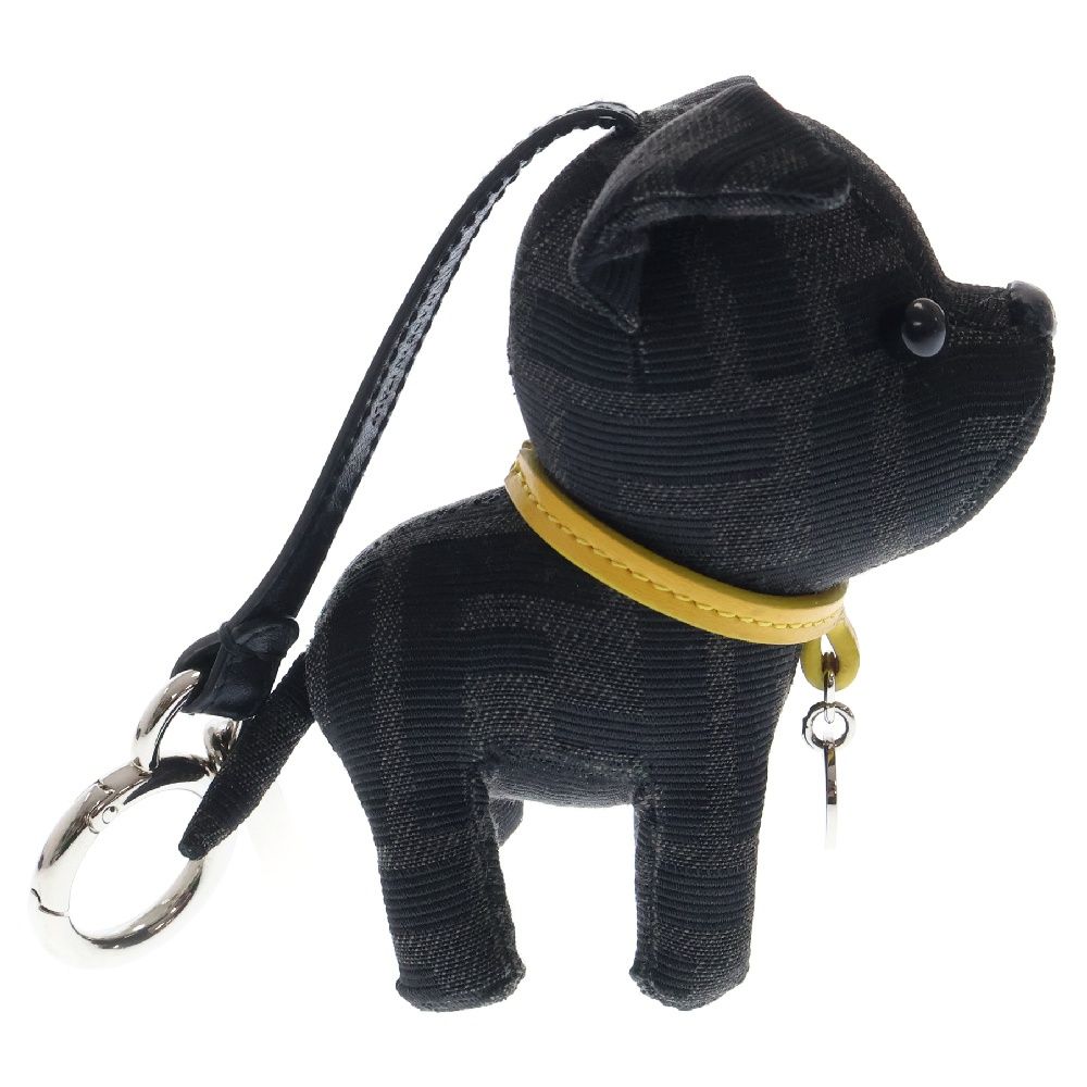 FENDI (フェンディ) FF柄 ITOチャーム ドッグモチーフキーチャーム