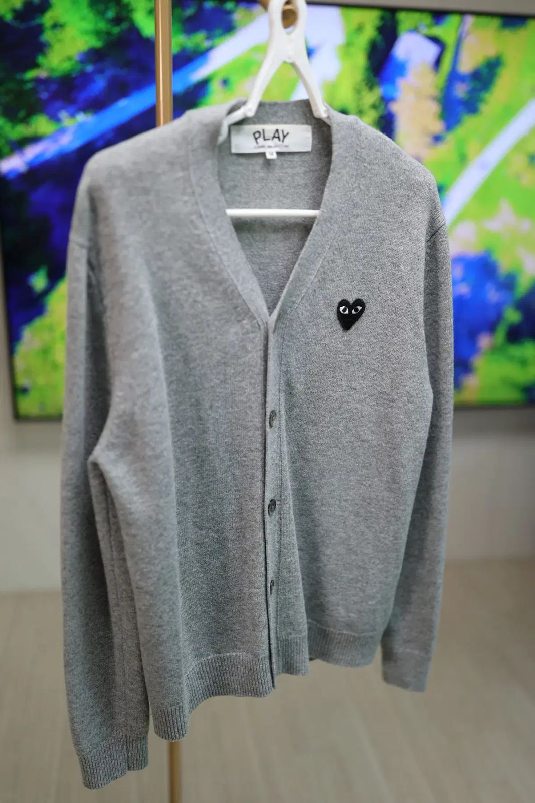 COMME des GARCONS コム デ ギャルソン ブラックハート カーディガン L XL 兼用