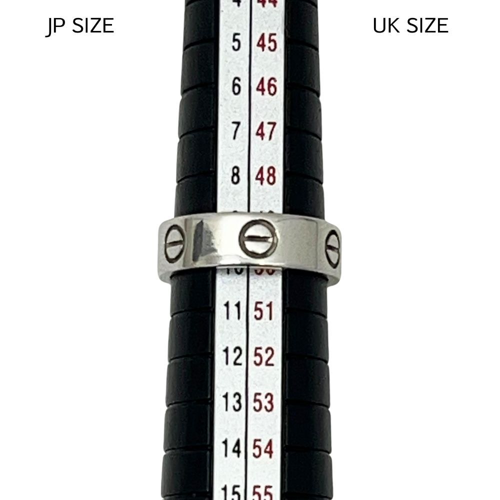 ring様　ご確認用 CARTIER カルティエ 750 ホワイトゴールド ラブ リング 6.5g 50=9.5号