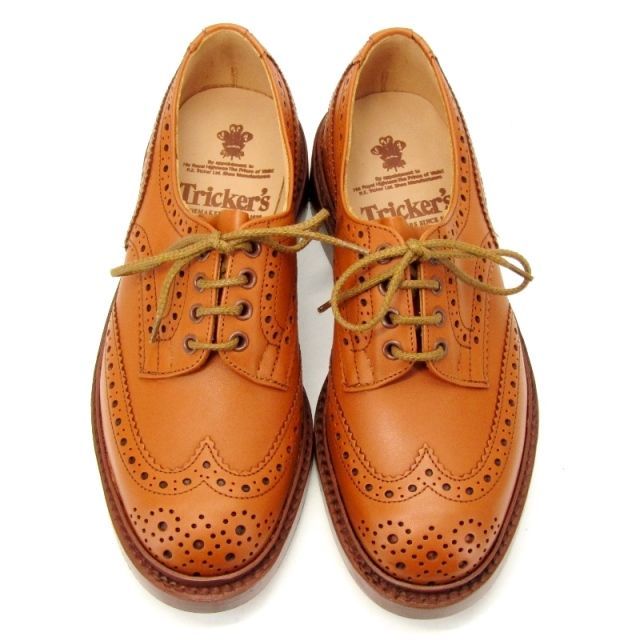 未使用 Tricker's トリッカーズ UK6 ダービーブローグ 5633/68 BOURTON