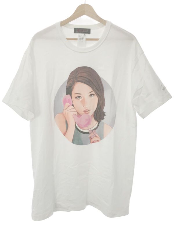 ヨウジヤマモトノアール NH-t49-985 Tシャツ カットソー　未使用保管品 YOHJI YAMAMOTO +NOIR ヨウジヤマモト プリュスノアール 20SS YUSUKE