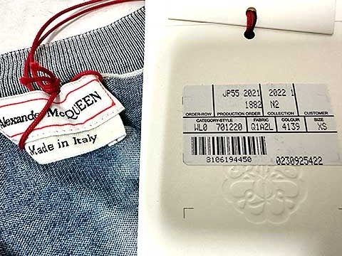 未使用】【新古品】ALEXANDER McQUEEN アレキサンダー