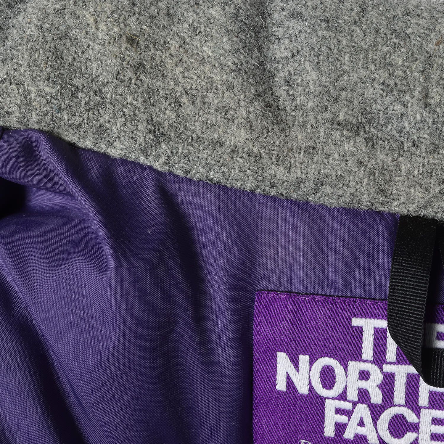 THE NORTH FACE PURPLE LABEL ノースフェイス パープルレーベル ダウン ベスト サイズ:S Harris Tweed  ハリスツイード クレイジー ダウンベスト グレー系 アウター ジャケット ブルゾン【メンズ】