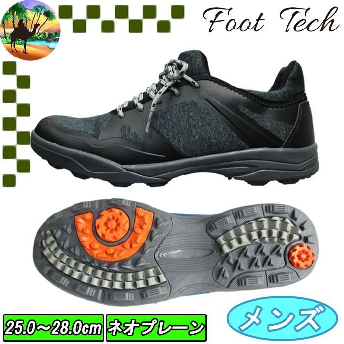 FOOT TECHフットテック FT-202 スパイクレスゴルフシューズ