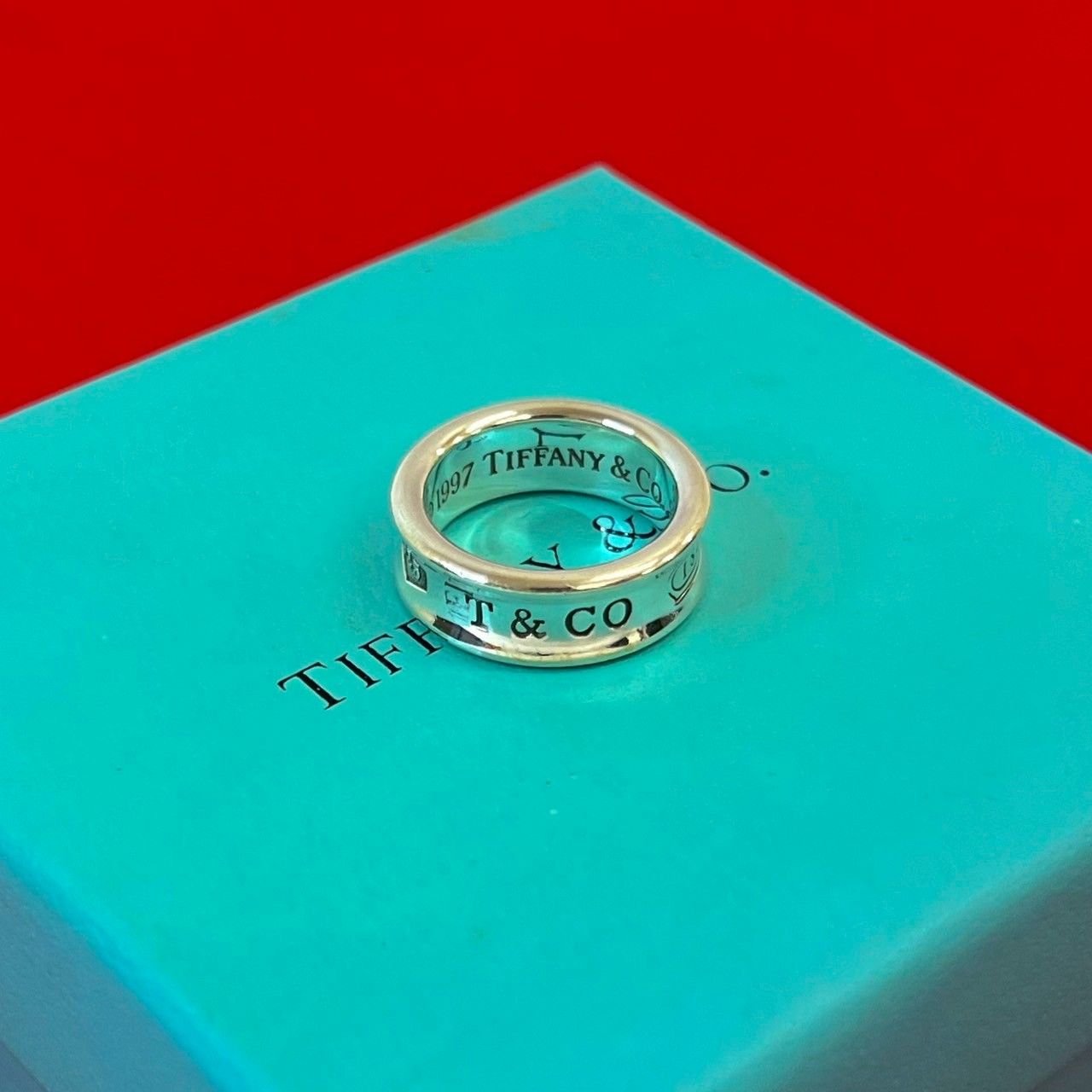 TIFFANY-Co. ティファニー ナロー リング シルバー925 指輪 9号 レディース アクセサリー 小物 シルバー 95377