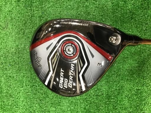 キャロウェイ GREAT BIG BERTHA 2015 3W フェアウェイウッド FW リシャフト フレックスその他 メンズ 男性用 右利き 右用 Cランク ゴルフクラブ