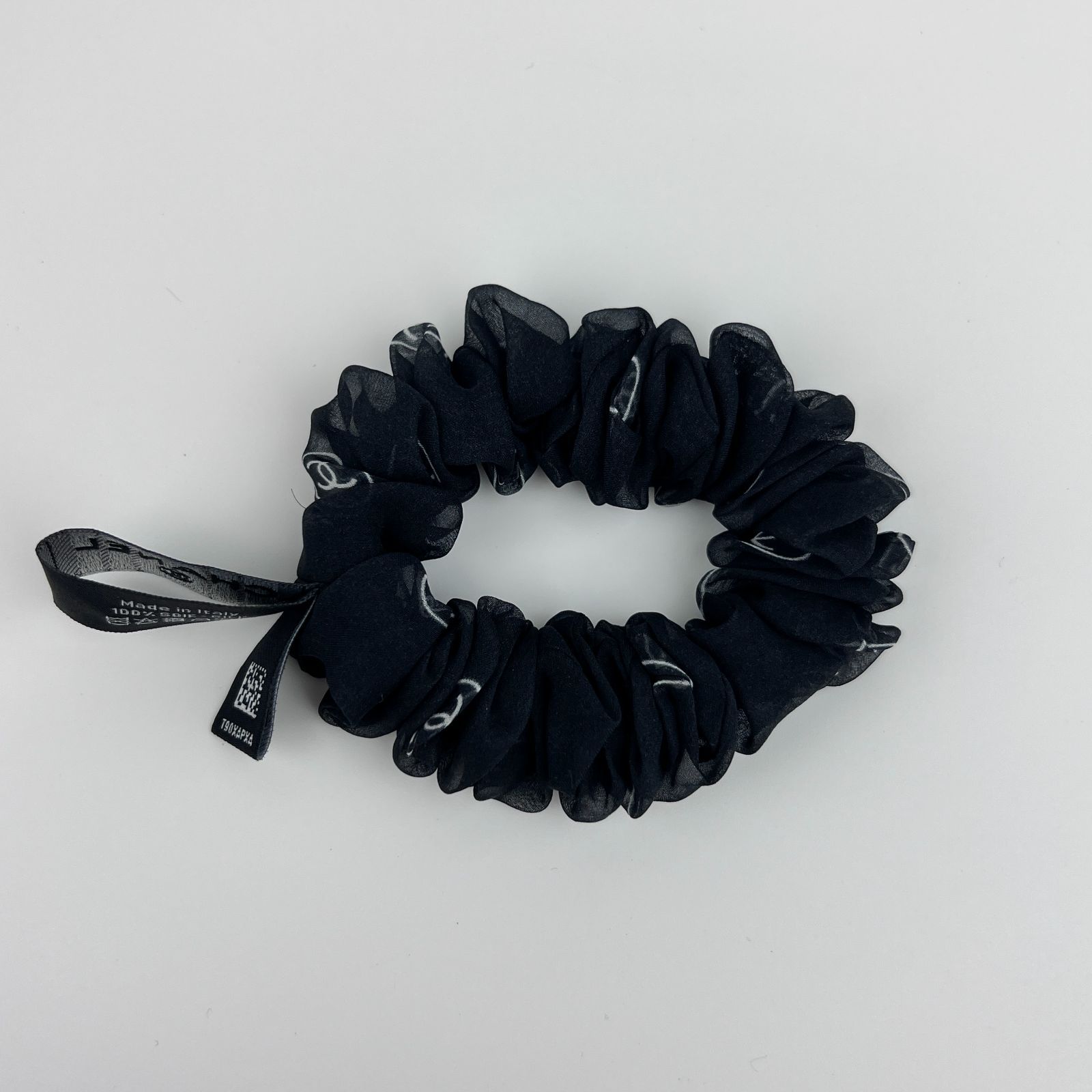 中古】CHANEL シャネル ココマーク ヘアアクセサリー シルク