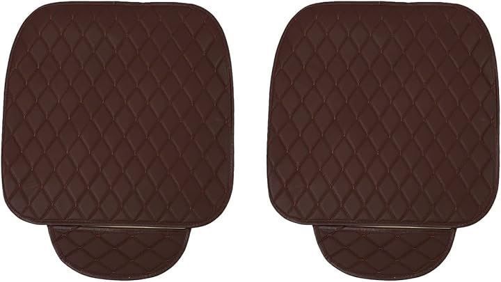 新品Partools 車用 シートカバー 前座席用 2枚セット 1人用後部座席 対応 座布団 シートクッション 座席シート 運転席用 助手席用 2列目用 リア