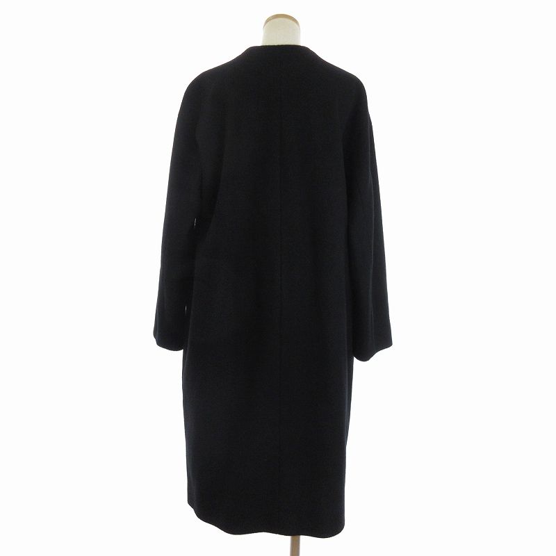 BURBERRY BLUE LABEL ノバチェック P コート 黒 38 M BURBERRY BLUE LABEL ノバチェック P コート 黒 38 M バーバリーブルー