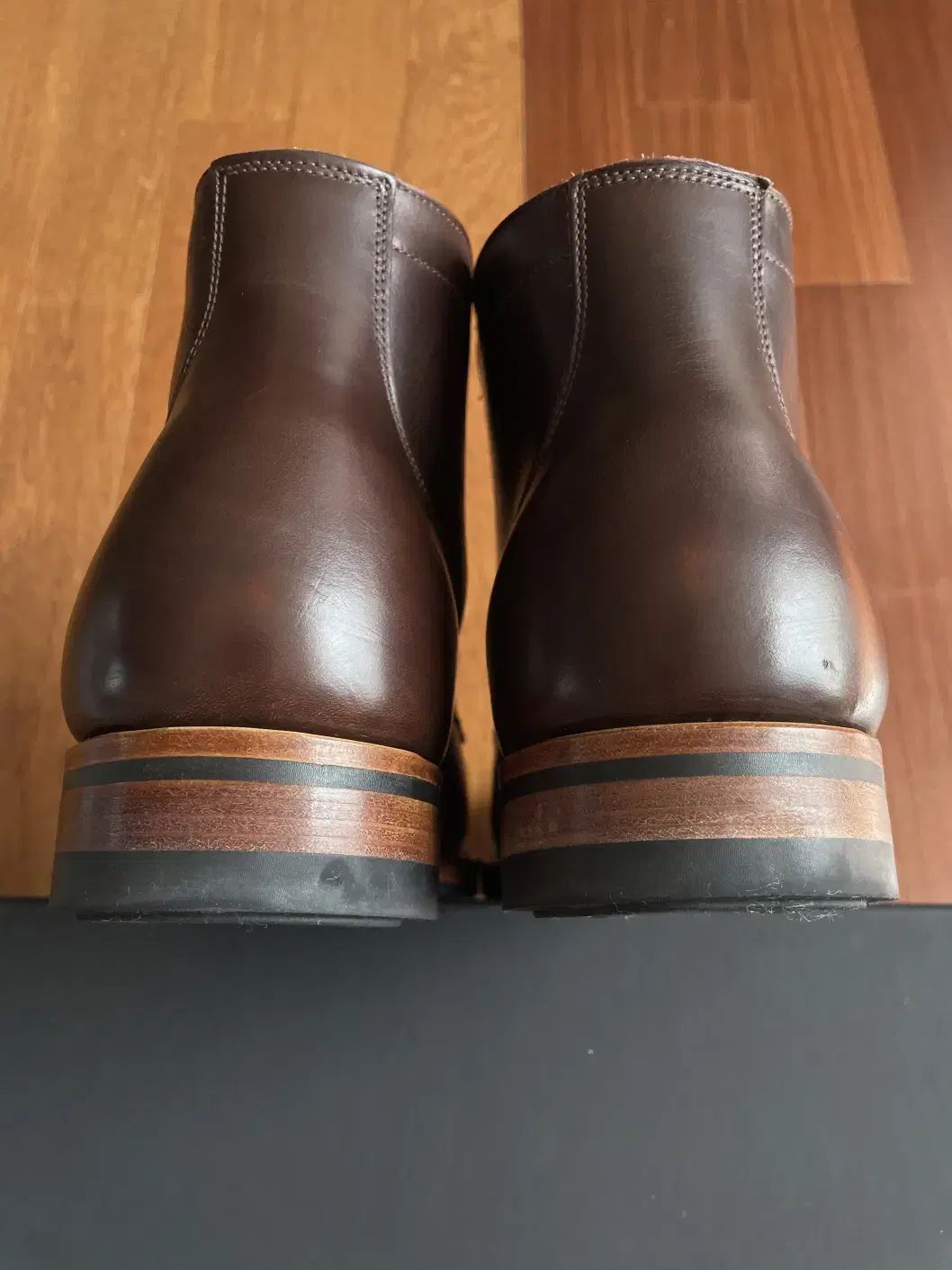 茶道具 備前焼 抹茶茶碗 在印 木箱入(メ1775) 備前焼抹茶碗（桐箱付き