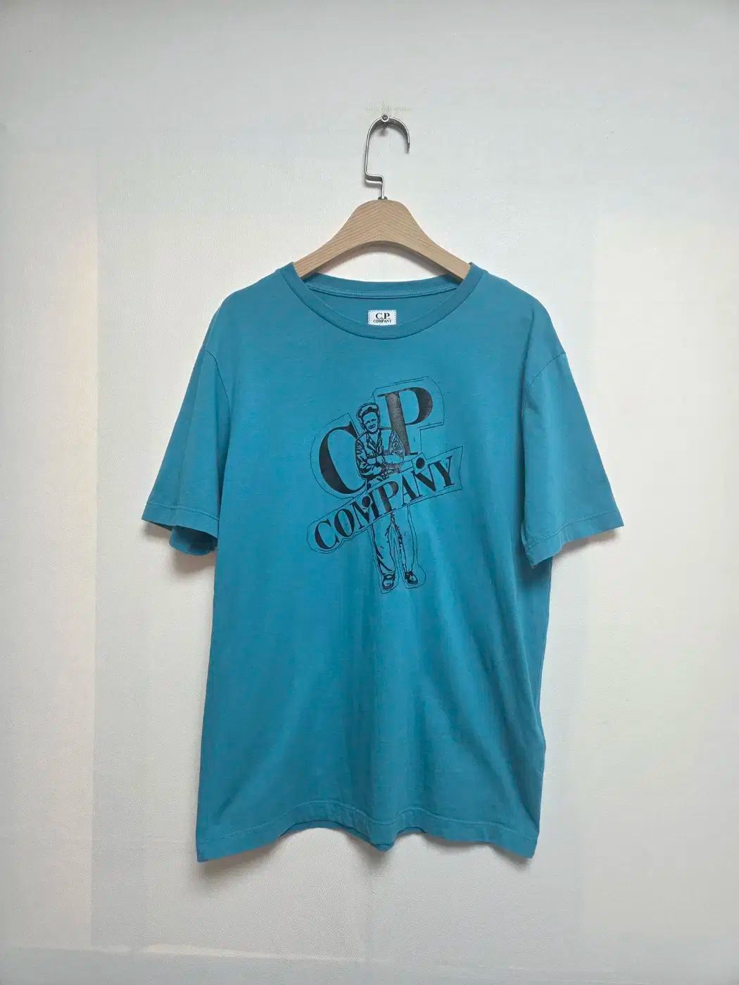 CP カンパニー キッズ 半袖 Tシャツ ダークブルー ( 14Y )