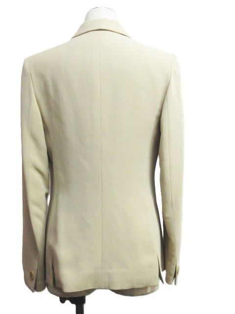 美品 Max Mara マックスマーラ テーラード ジャケット リネン ベージュ Max Mara マックスマーラ テーラードジャケット 2Pボタン