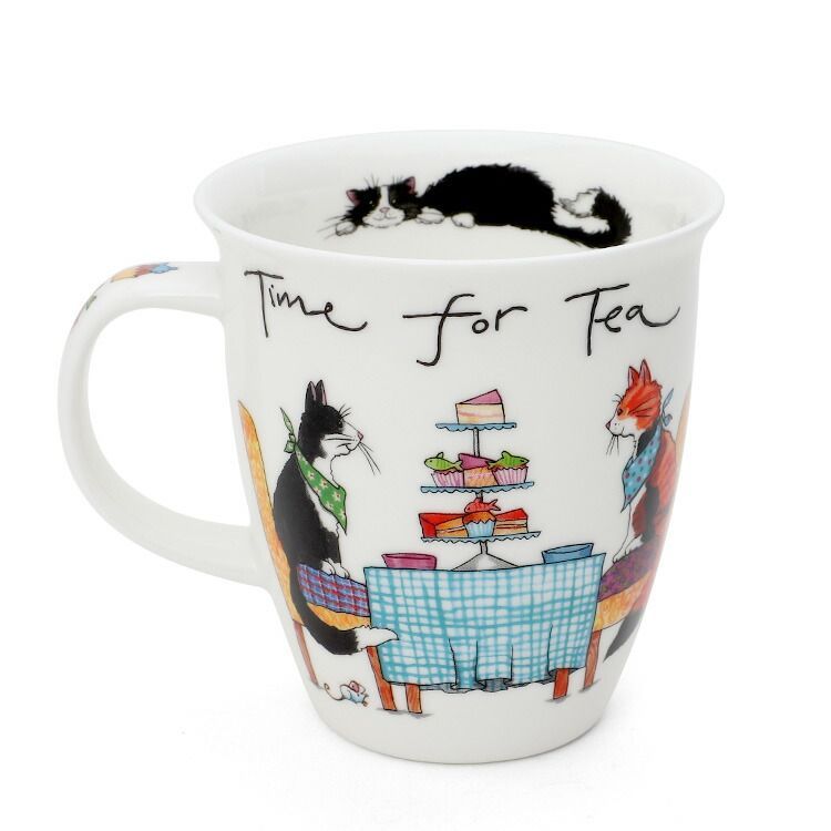 新品 ダヌーン マグカップ NEVIS ティータイムキャット Time for Tea cat Dunoon Mug 正規販売代理店 マグ ギフト 結婚祝い プレゼント 贈り物 - メルカリ