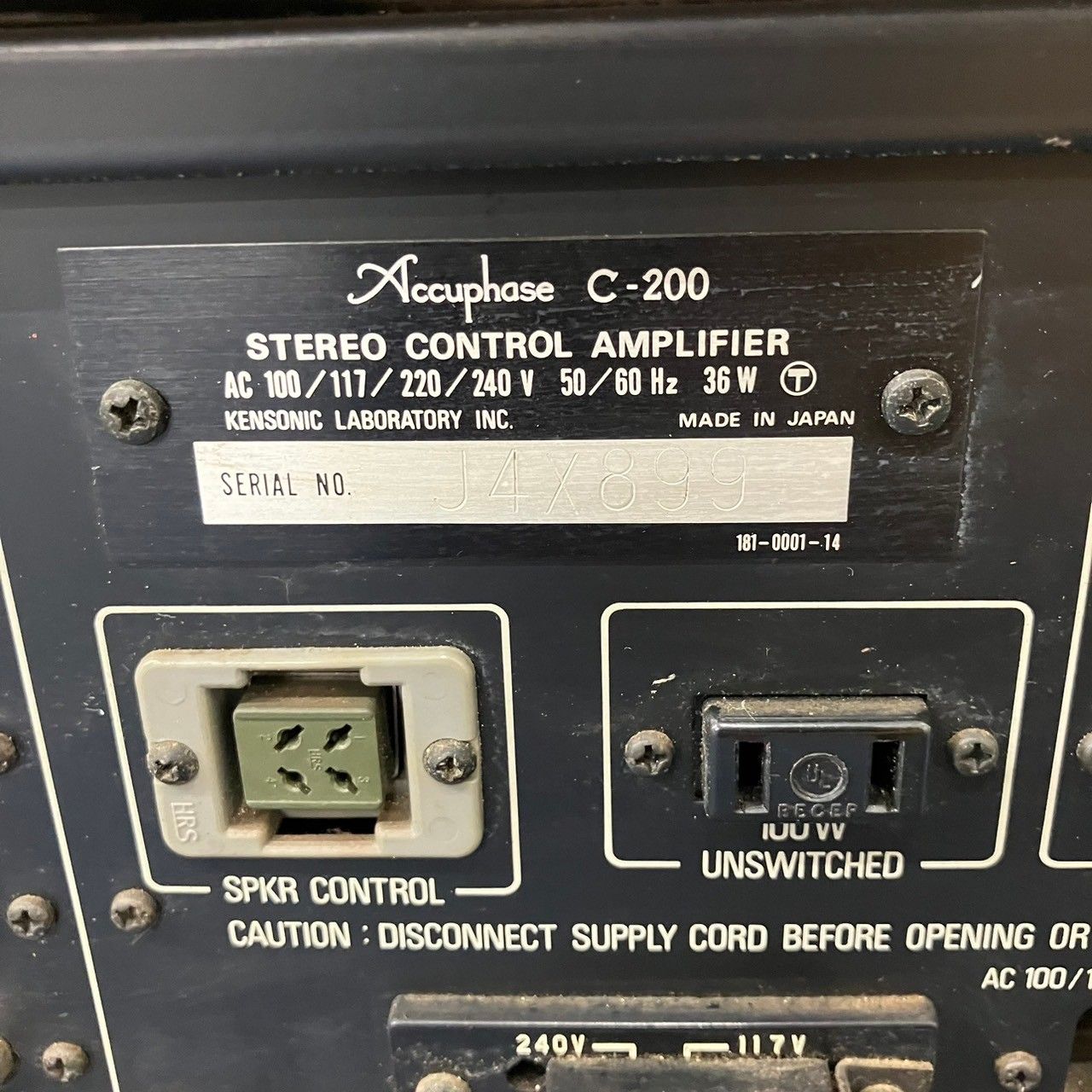 Accuphase アキュフェーズC-200X　プリアンプ ジャンク品 Yahoo!オークション -「accuphase c-200x」の落札相場・落札価格