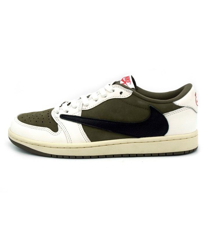 ナイキ NIKE × トラヴィス スコット Travis Scott 【 AIR JORDAN 1 RETRO LOW OG DM7866 200 】 エア ジョーダン 1 レトロ ロー OG リバース オリーブ スニーカー　h3018