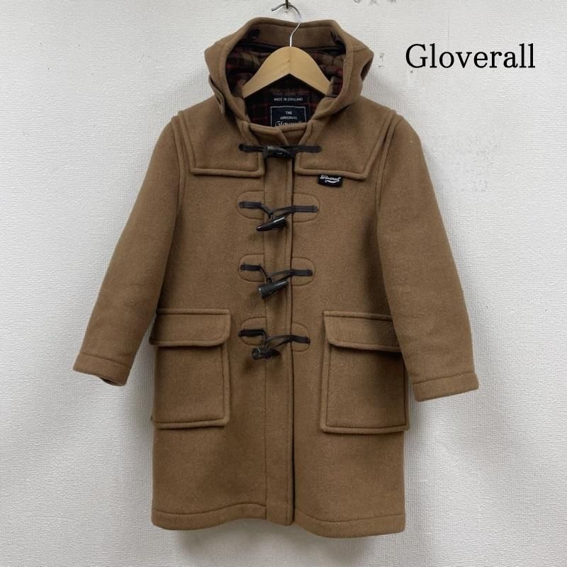 Gloverall グローバーオール コート キッズ 子供服 ウール混 ダッフルコート 8YEARS 128cm フード付き キャメル ジャケット