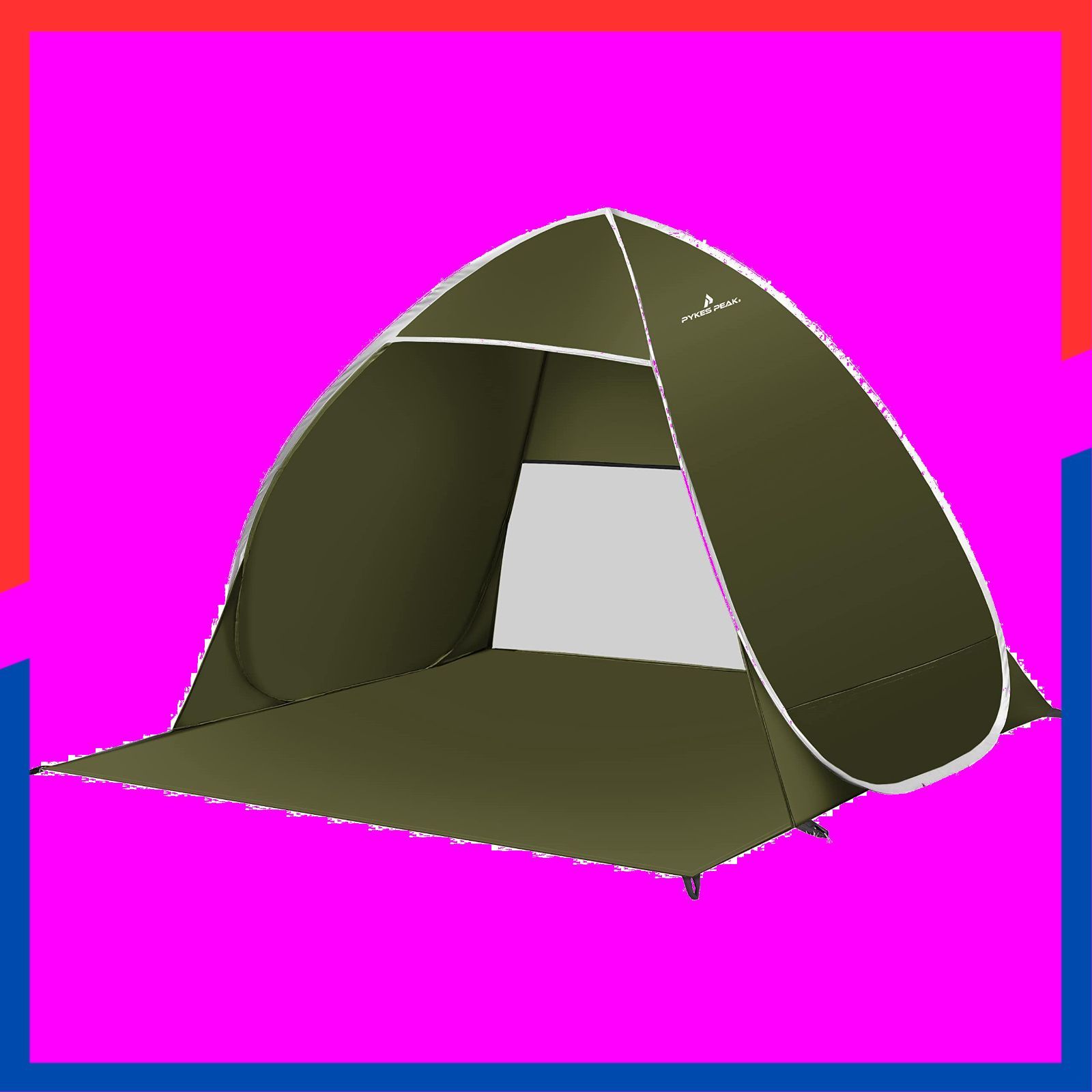 PYKES PEAK(パイクスピーク) ポップアップ テント キッズテント サンシェード 【一瞬でパッと広がる/シルバーコーティング PYKES  PEAK(パイクスピーク) ポップアップ テント キッズテント サンシェード 一瞬でパッと広がる/シルバーコーティング簡易テント POP UP  TENT 全 ... PYKES PEAK(パイクスピーク) ポップアップ テント キッズテント サンシェード 【一瞬でパッと広がる/シルバーコーティング