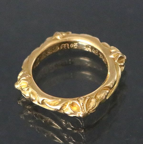 クロムハーツ リング・指輪 SBTバンドリング 指輪 SV925×ダイヤ シルバー 約15号リング(指輪)