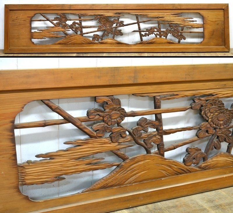 彫刻 座敷古民家