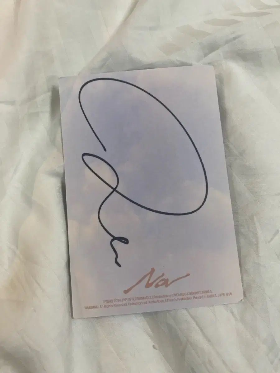 TWICE(トゥワイス) ナヨン(NAYEON) サイン ポストカード - メルカリ
