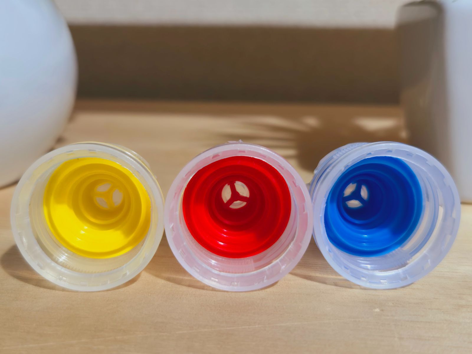 28mm交換用スポーツボトルキャップ3色SET☆ペットボトルキャップ