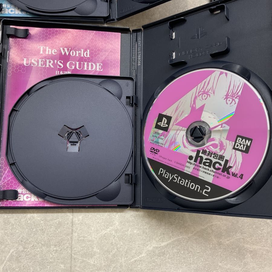hack vol.1〜4 +DVD(GIFT) BOXセット ps2 hackシリーズ PS2版 +