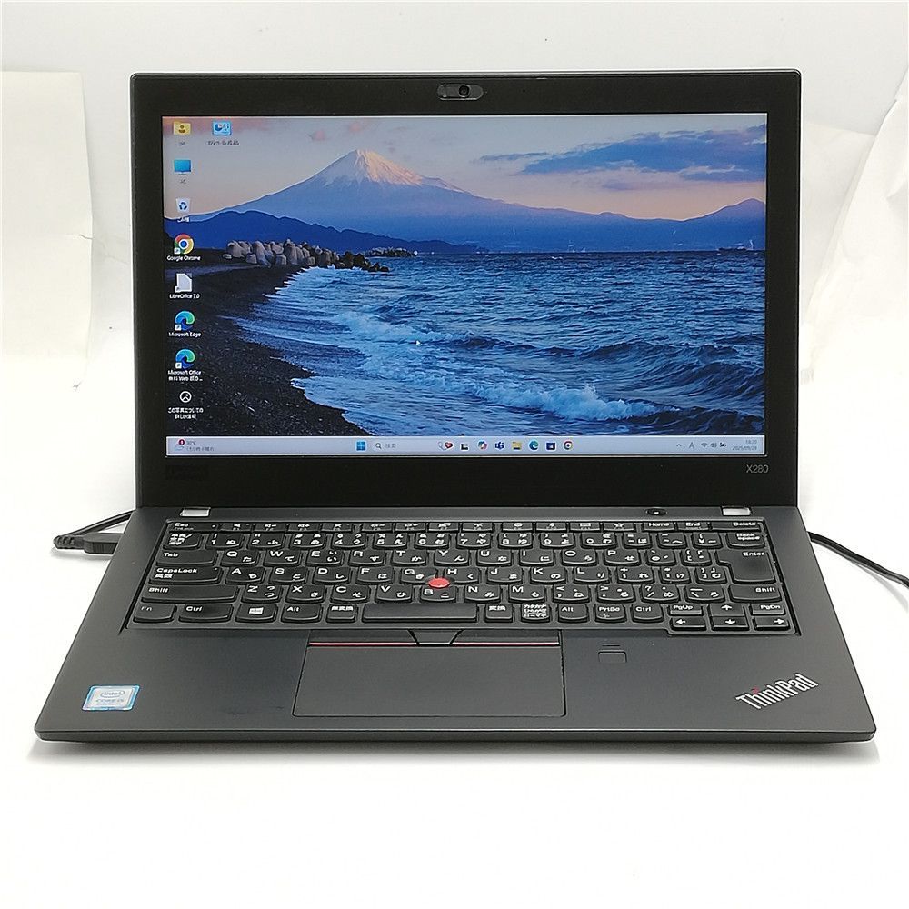 Wi-Fi有 Lenovo ノートパソコン X280 第8世代 Core i5 8GB 高速SSD 無線LAN Bluetooth カメラ Windows11 Office済 即使用可