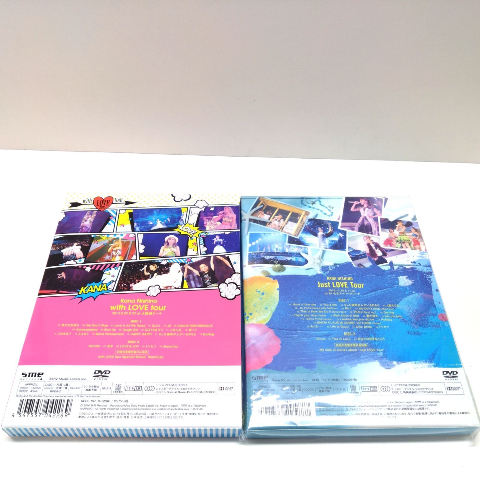 213 西野カナ ライブ DVD with LOVE tour Just LOVE Tour セット 213 西野カナ ライブ DVD with LOVE tour Just LOVE Tour セット
