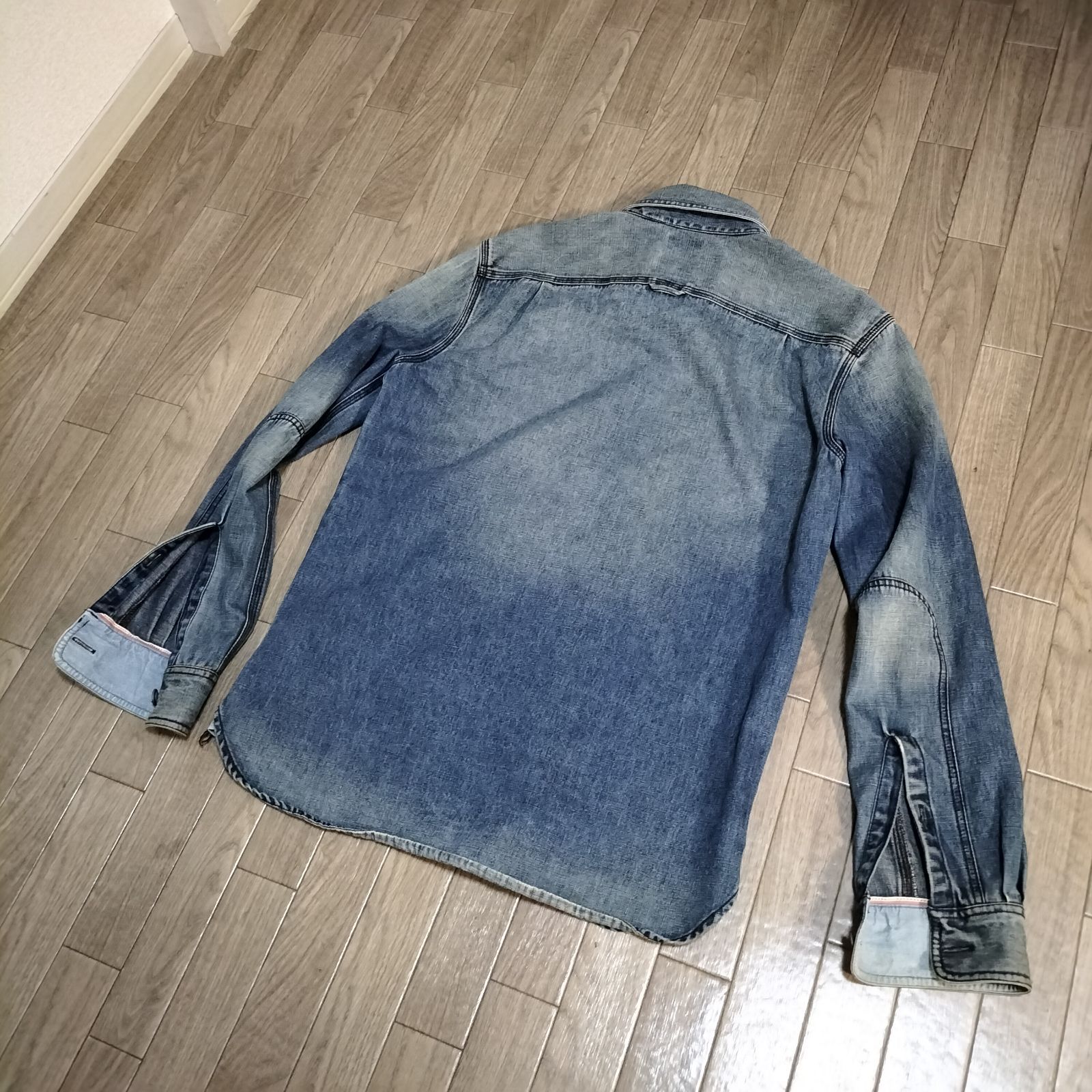 ☆OLD Levi's デニムシャツ Gジャン カバーオール 空環仕上げ チン