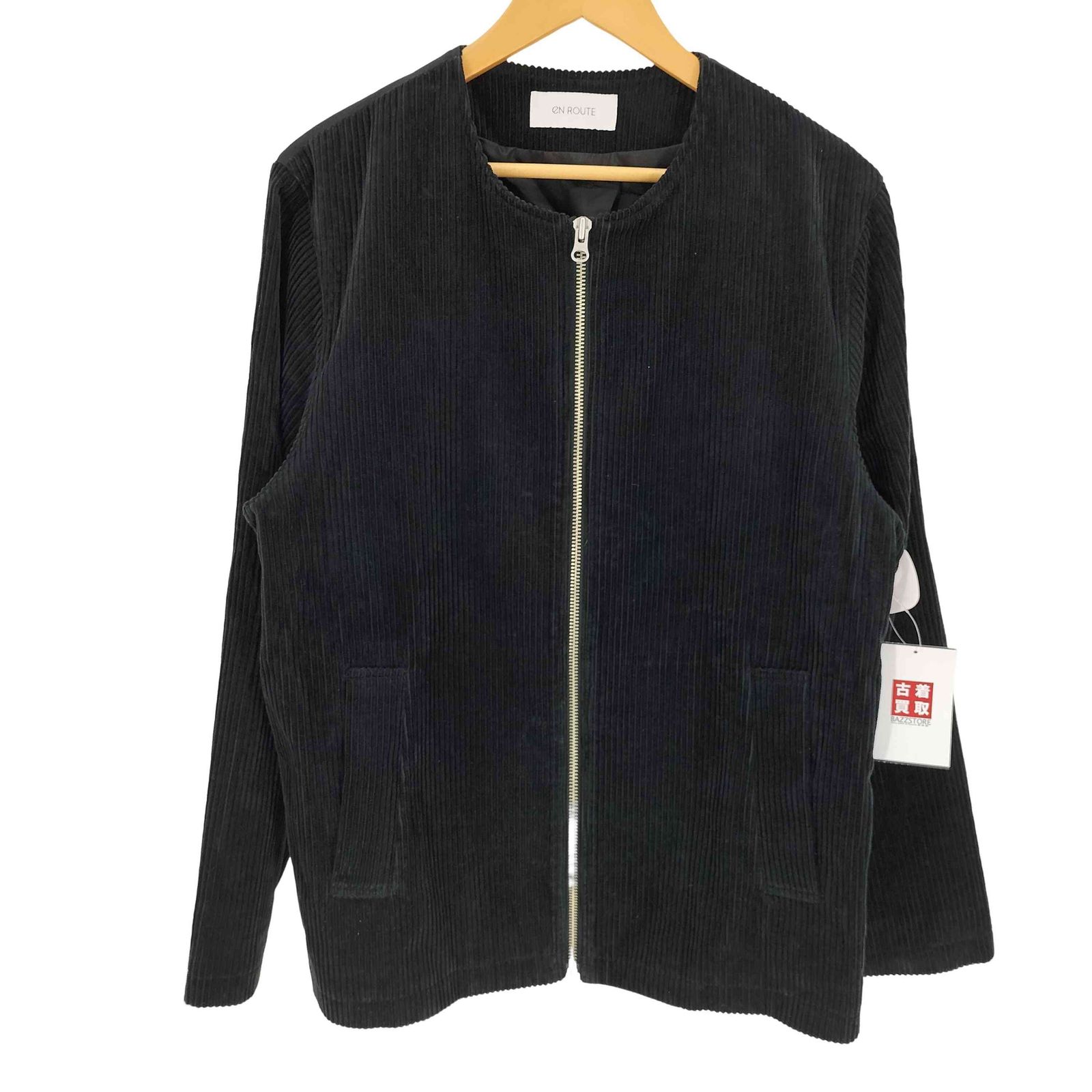 アンルート EN ROUTE コーデュロイ グログラン ノーカラー ブルゾン メンズ JPN：3 人気・おすすめ｜人気定番・便利用途に最適 認証済み 配送料無料 日本発送・保証対応商品
