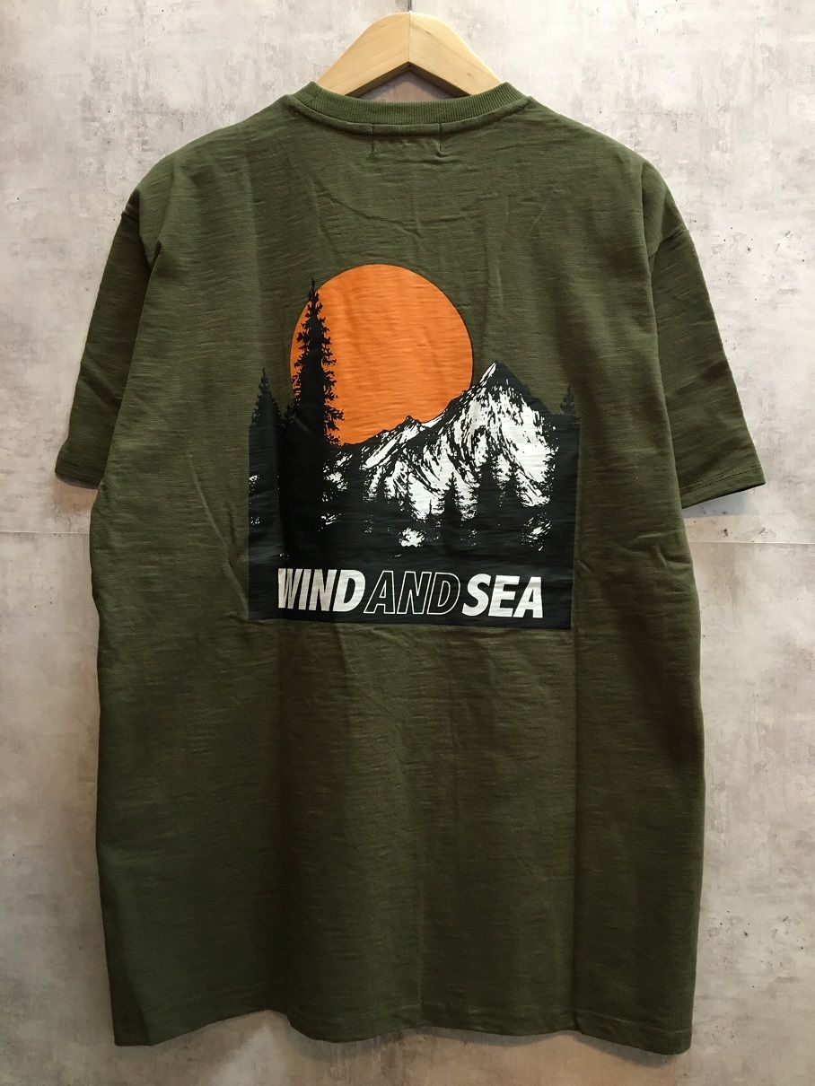 WIND AND SEA Mountain Range Pocket S/S T ウィンダンシー マウンテン