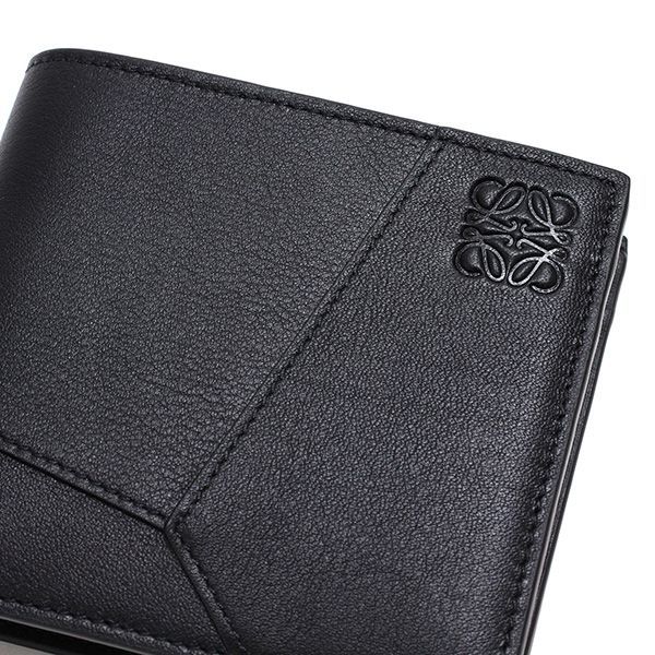 LOEWE ロエベ パズル バイフォールド ウォレット 折り財布 黒 ロエベ 財布 二つ折り LOEWE PUZZLE BIFOLD WALLET C510302X16