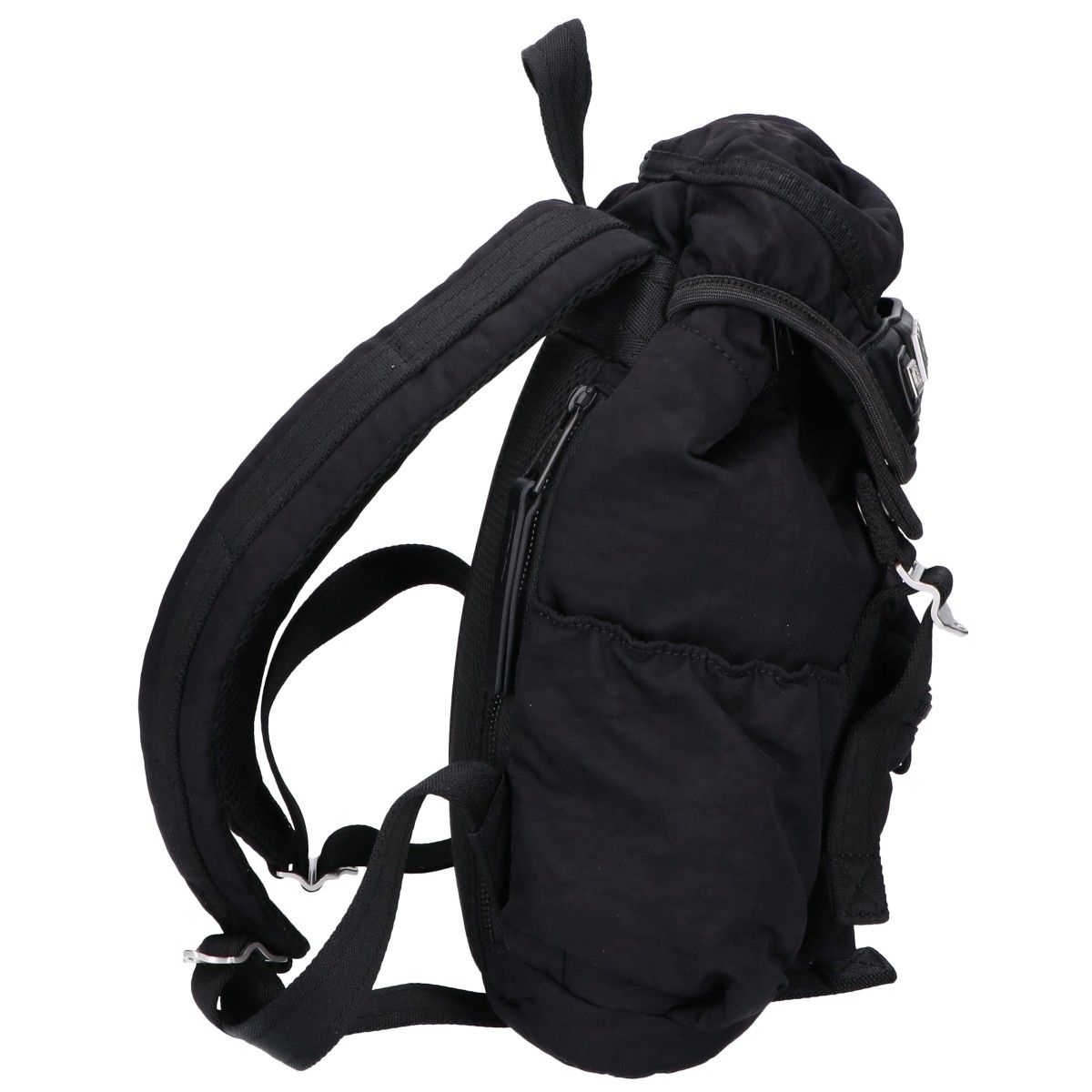 美品 DIESEL ロゴスS ロゴプレート バックパック リュック ブラック DIESEL ディーゼル ディーゼル ロゴスS スモール バックパック