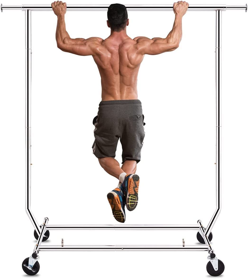 パイプハンガーラック 耐荷重275KG 業務用 3ウェイ ダブル パイプ