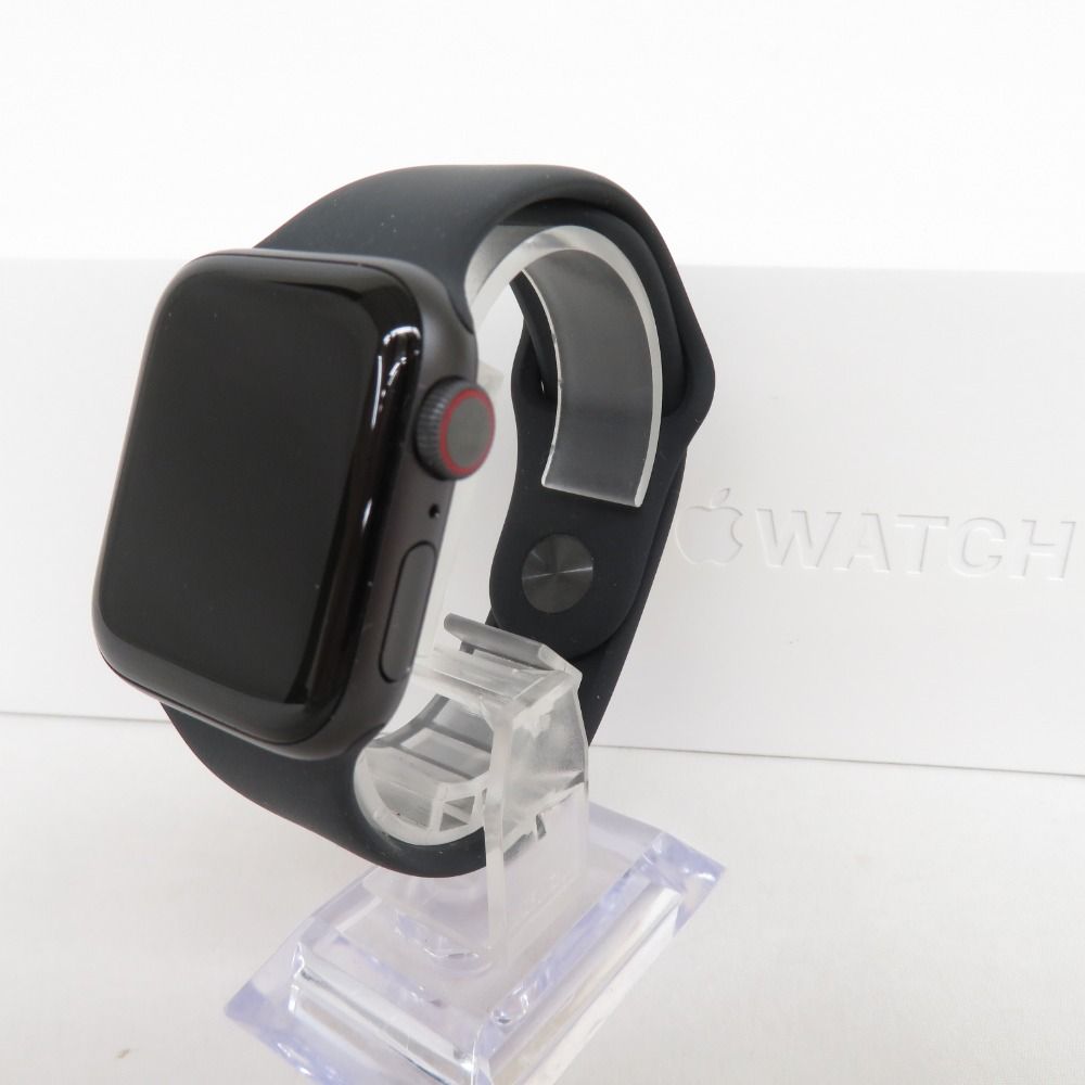 ［美品]apple watch se スペースグレイ アルミ40mm GPS