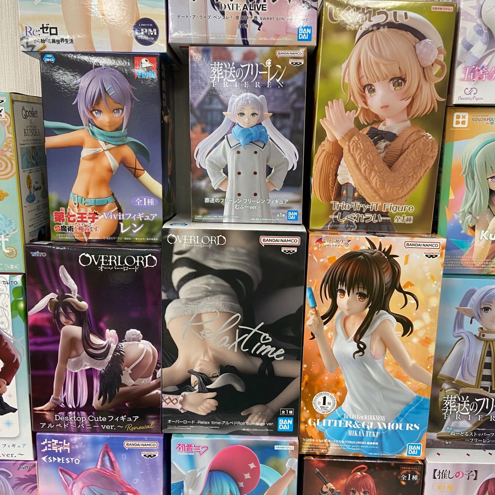 40点 フィギア まとめ売り ワンピース オーバーロード デートアライブ 美少女 未開封 美少女 プライズ フィギュア まとめ 計21点 オーバー