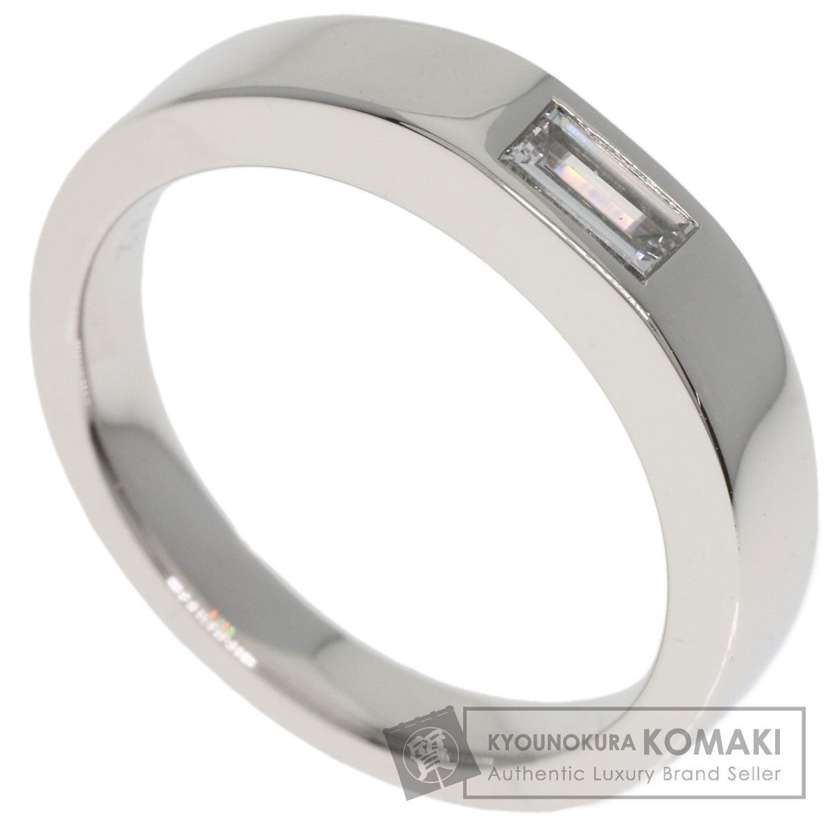 HARRY WINSTON ハリーウィンストン ワンバゲット プリンセス ダイヤモンド リング 指輪 PT950 レディース