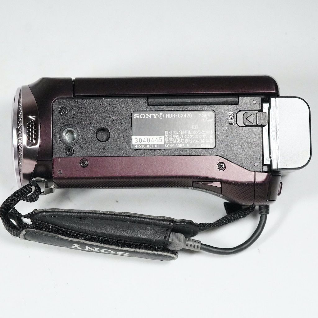 カメラ SONY ソニー HDR-CX420 ブラウン 動作OK 返金保証 /1990