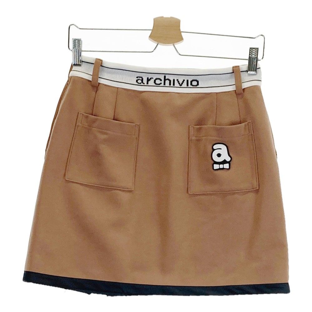 サイズ：38 ARCHIVIO アルチビオ 裏地付 ストレッチスカート