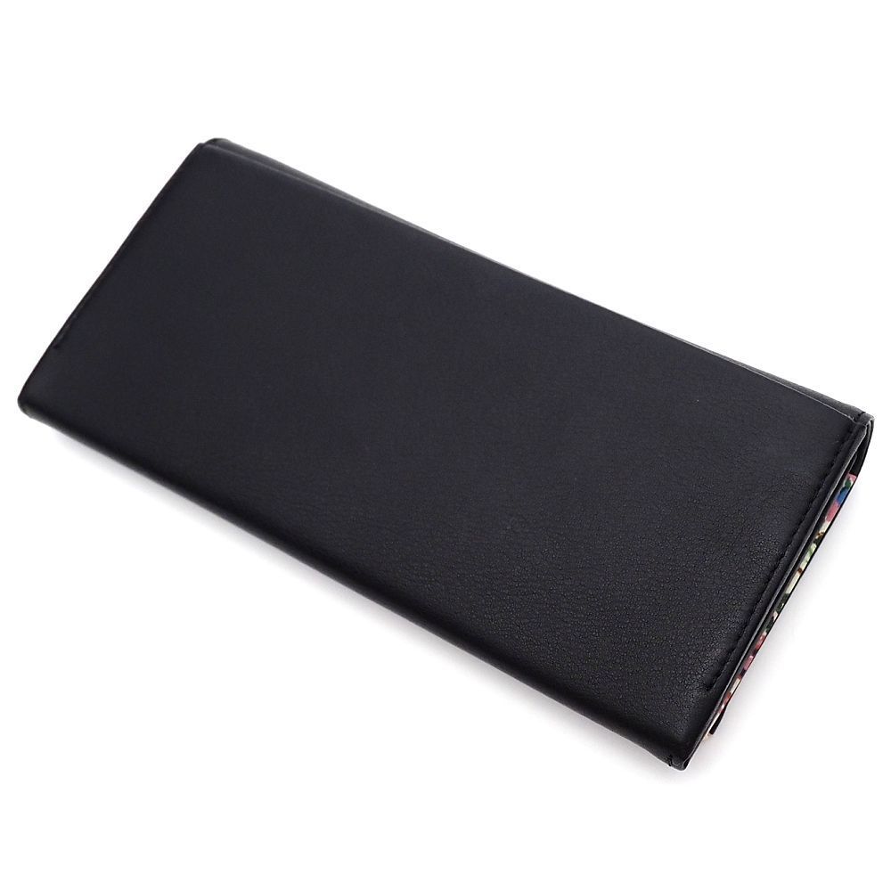 Paul Smith マーガレットプリントトリム レザーウォレット 長財布 ブラック BPW564 ポールスミス レディース 3WLPB1 G06166 KUG20